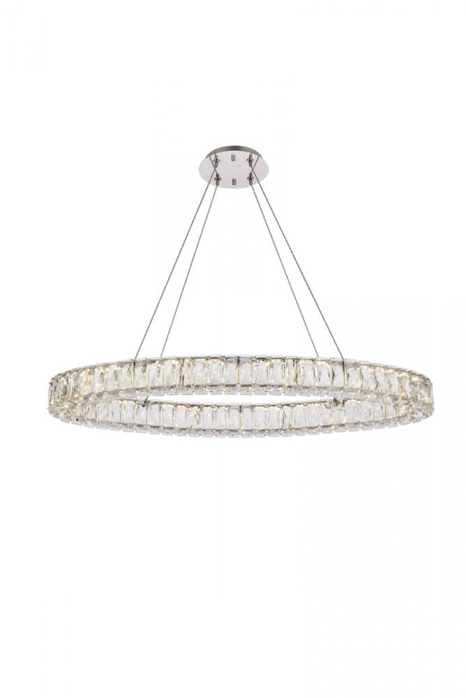 Elegant Lighting MONROE 3503D36C Pendant Modern - Chrome