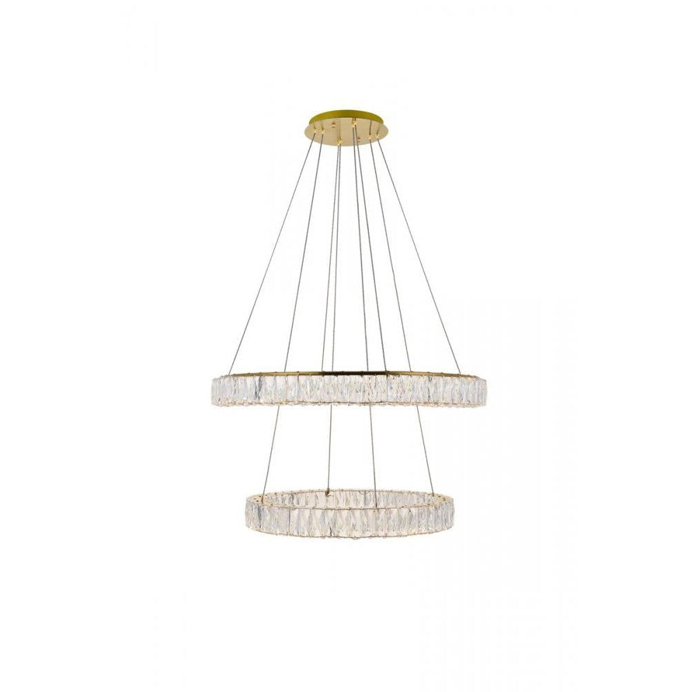 Elegant Lighting MONROE 3503G32G Pendant Contemporary - Gold