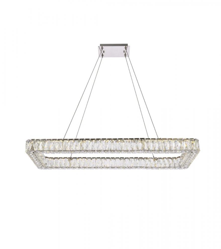 Elegant Lighting MONROE 3504D42L1C Pendant Modern - Chrome