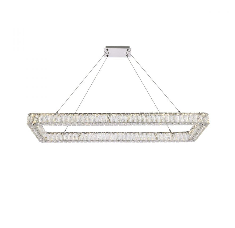 Elegant Lighting MONROE 3504D50L1C Pendant Modern - Chrome