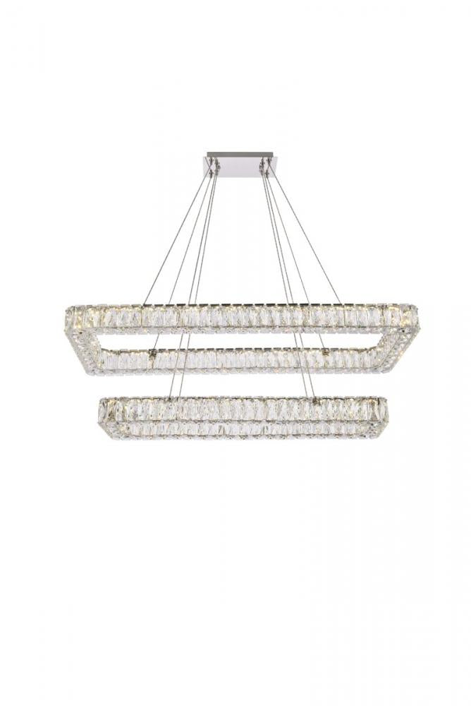 Elegant Lighting MONROE 3504G42L2C Pendant Modern - Chrome