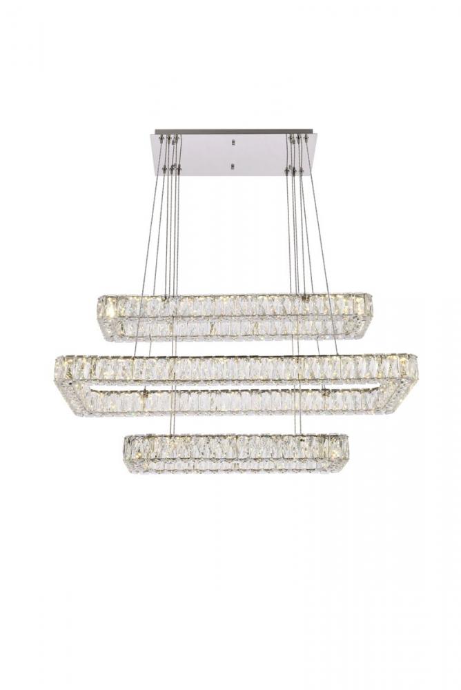 Elegant Lighting MONROE 3504G42L3C Pendant Modern - Chrome