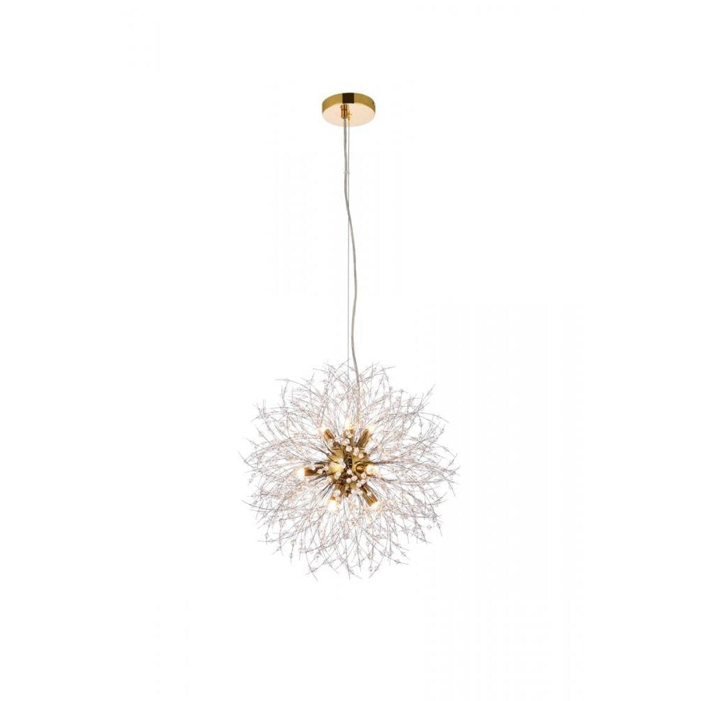 Elegant Lighting SOLACE 3507D18G Pendant Modern - Gold