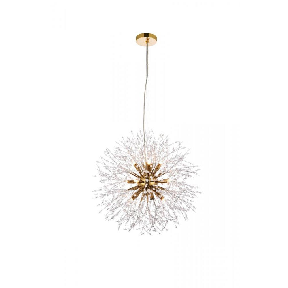 Elegant Lighting SOLACE 3507D24G Pendant Modern - Gold