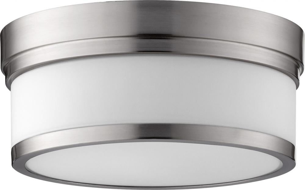 Quorum Lighting CELESTE 3509-12-65 Flush Mount Transitional - Satin Nickel