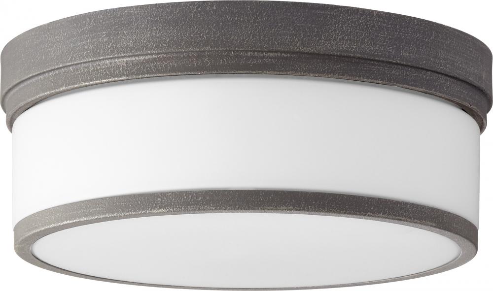 Quorum Lighting CELESTE 3509-14-17 Flush Mount Transitional - Zinc