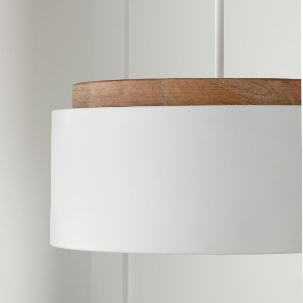 Capital Lighting LIAM 350912LT Pendant Modern - Light Wood And White