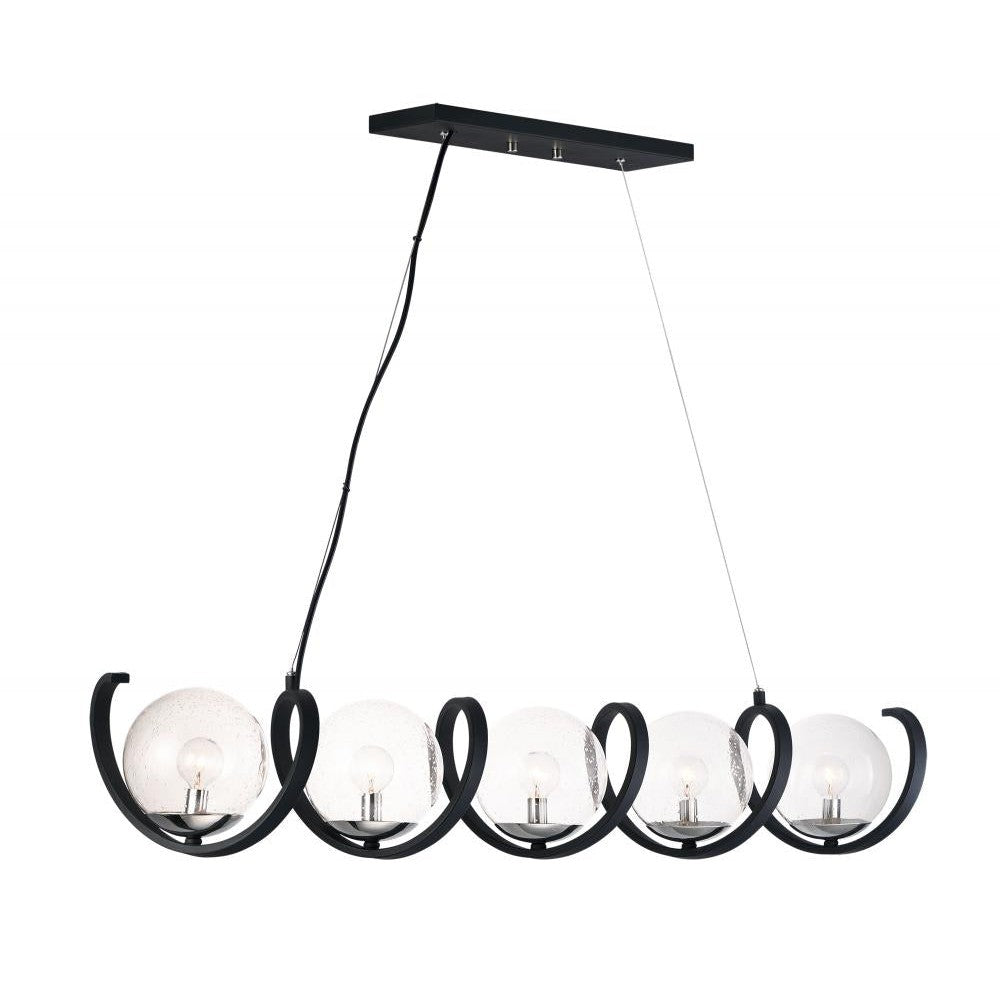 Maxim Lighting CURLICUE 35105CDBKPN Pendant Bohemian - Black