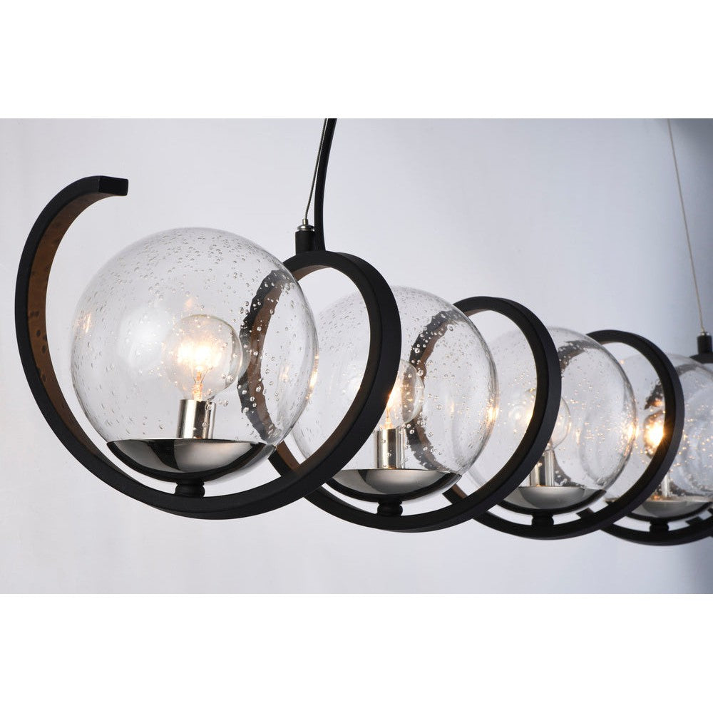 Maxim Lighting CURLICUE 35105CDBKPN Pendant Bohemian - Black