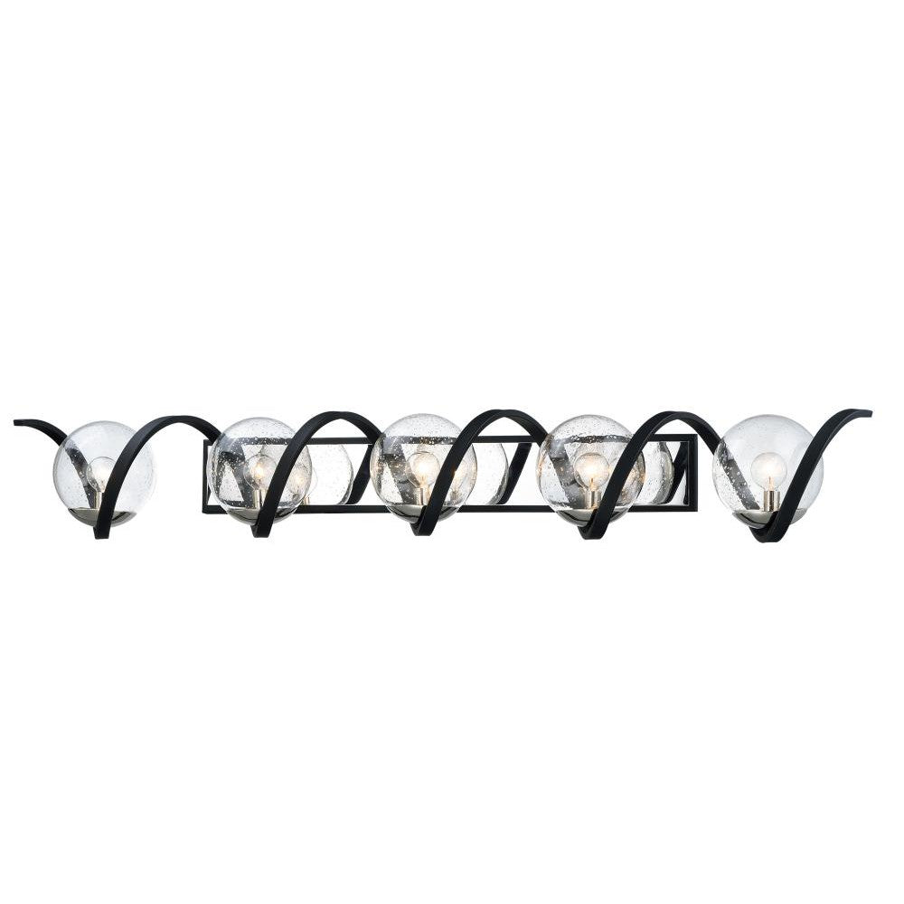 Maxim Lighting CURLICUE 35107CDBKPN Bathroom Fixture Bohemian - Black