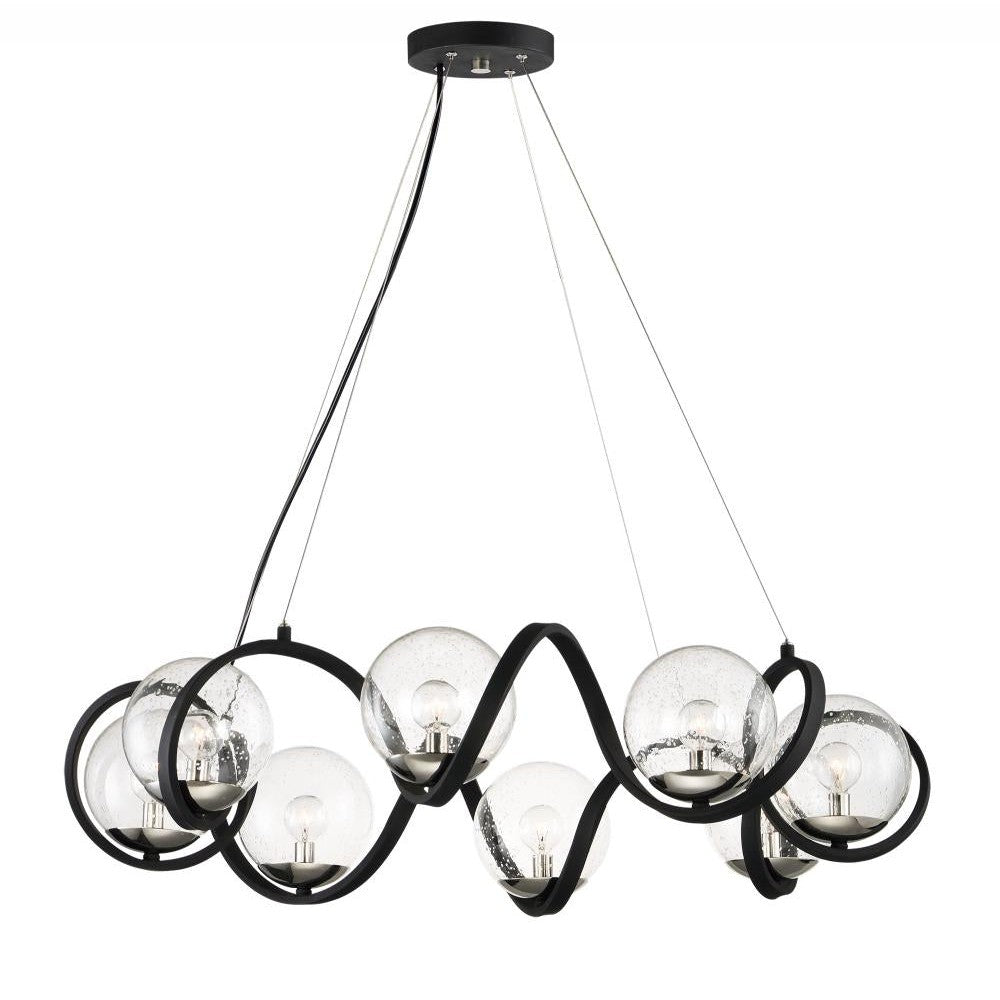 Maxim Lighting CURLICUE 35108CDBKPN Pendant Bohemian - Black