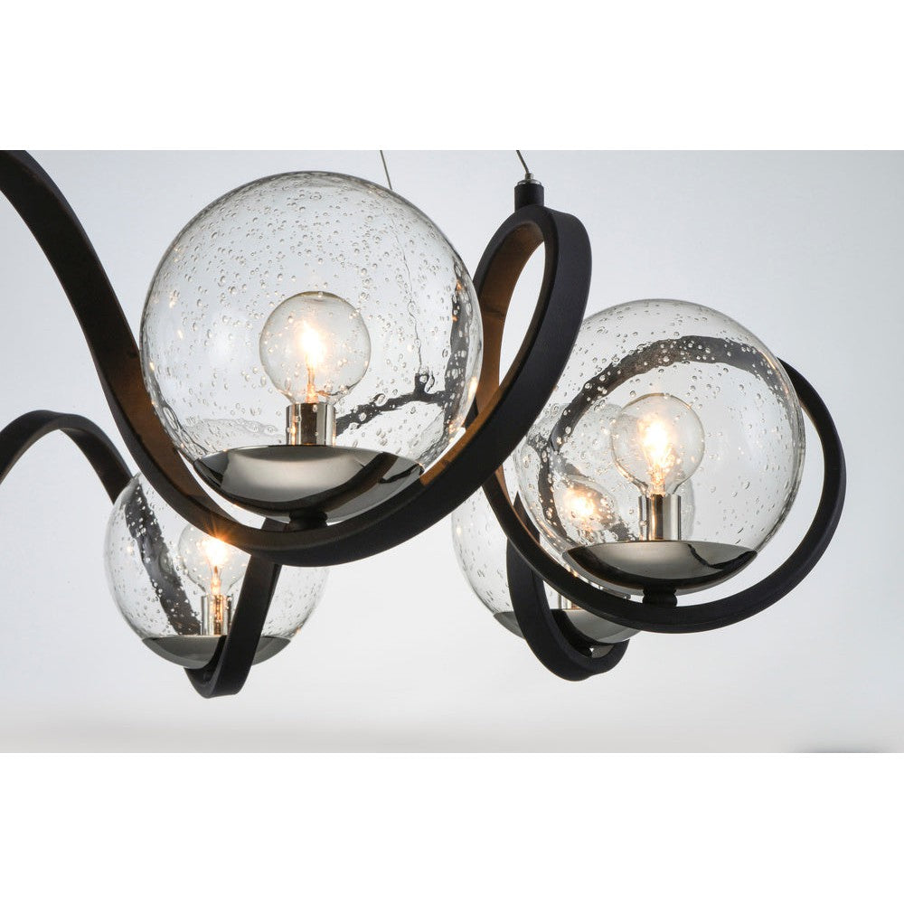 Maxim Lighting CURLICUE 35108CDBKPN Pendant Bohemian - Black