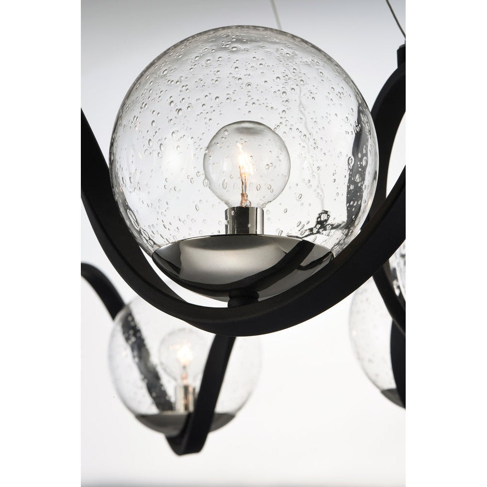 Maxim Lighting CURLICUE 35108CDBKPN Pendant Bohemian - Black