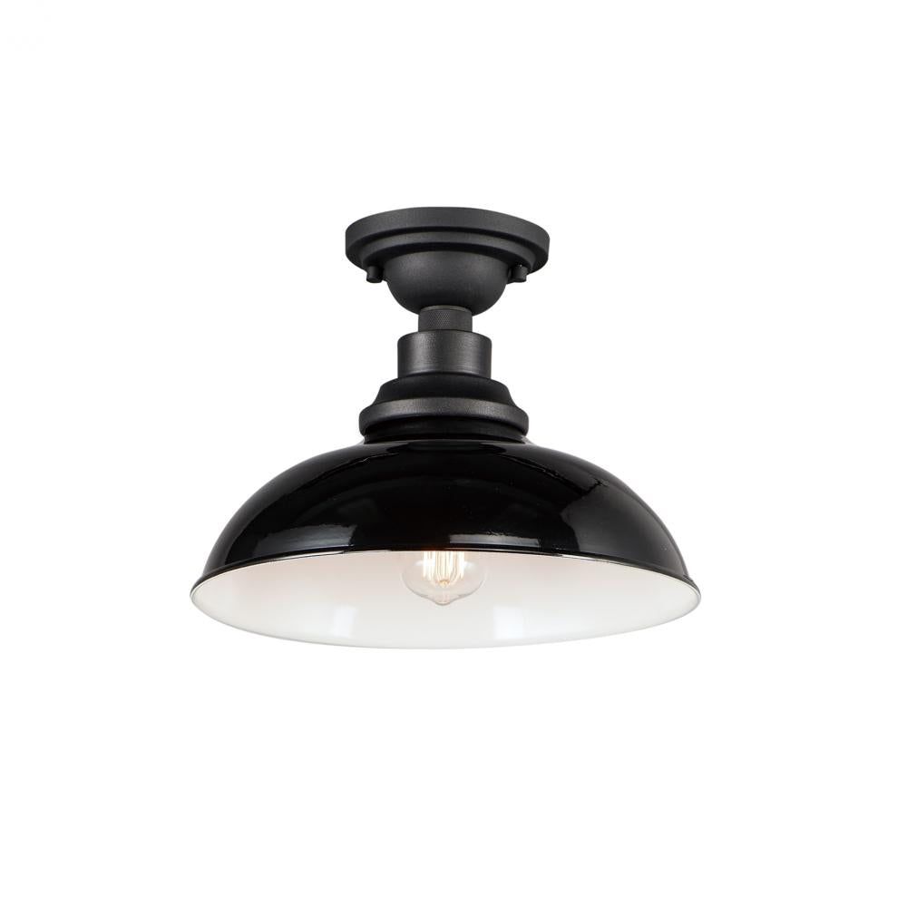 Maxim Lighting GRANVILLE 35110GBBK Flush Mount Nautical - Black