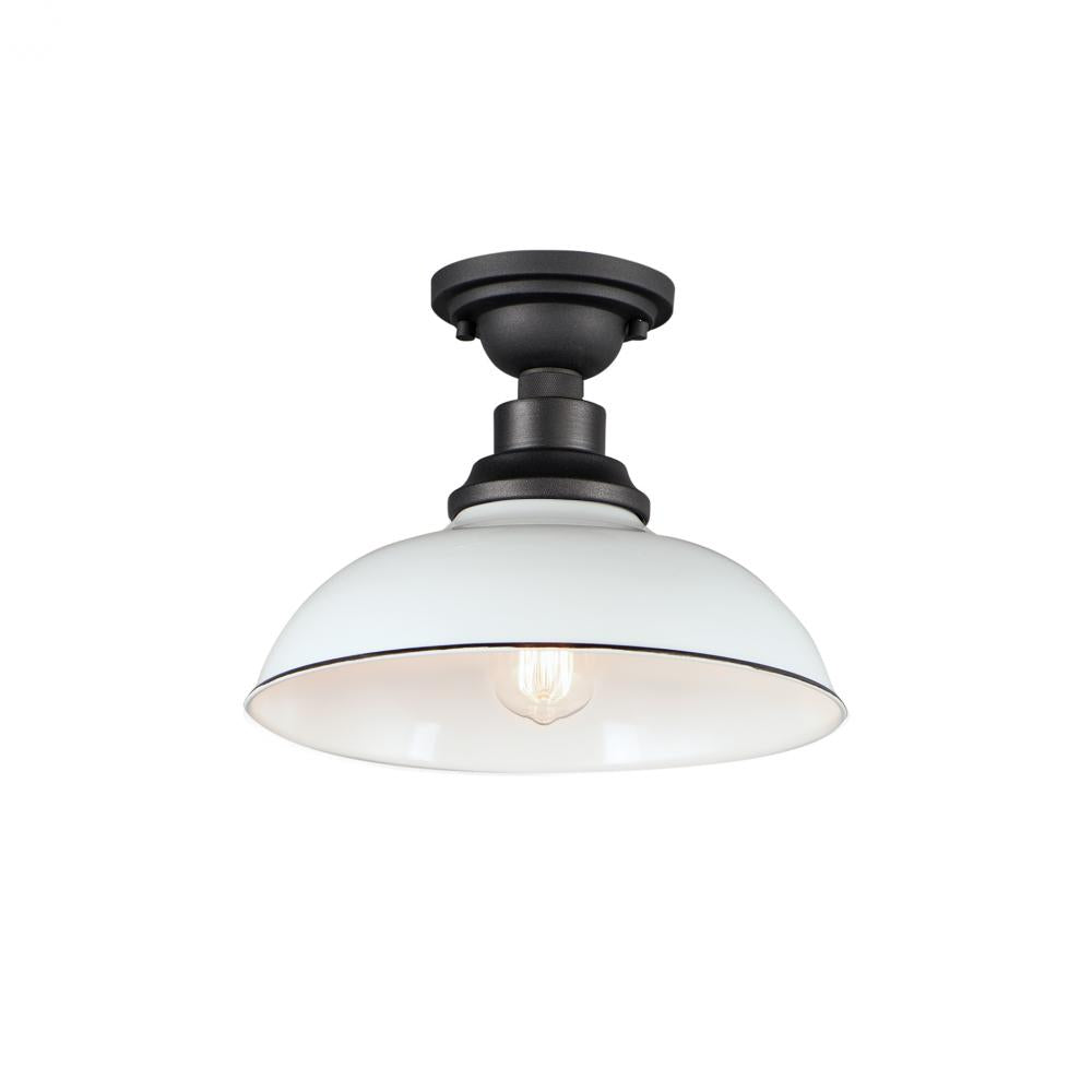 Maxim Lighting GRANVILLE 35110WTBK Flush Mount Nautical - Black