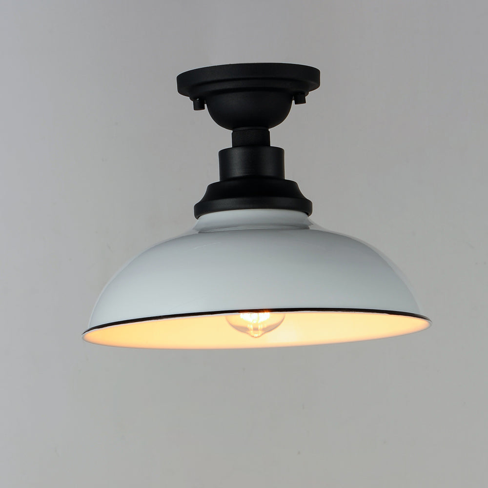 Maxim Lighting GRANVILLE 35110WTBK Flush Mount Nautical - Black