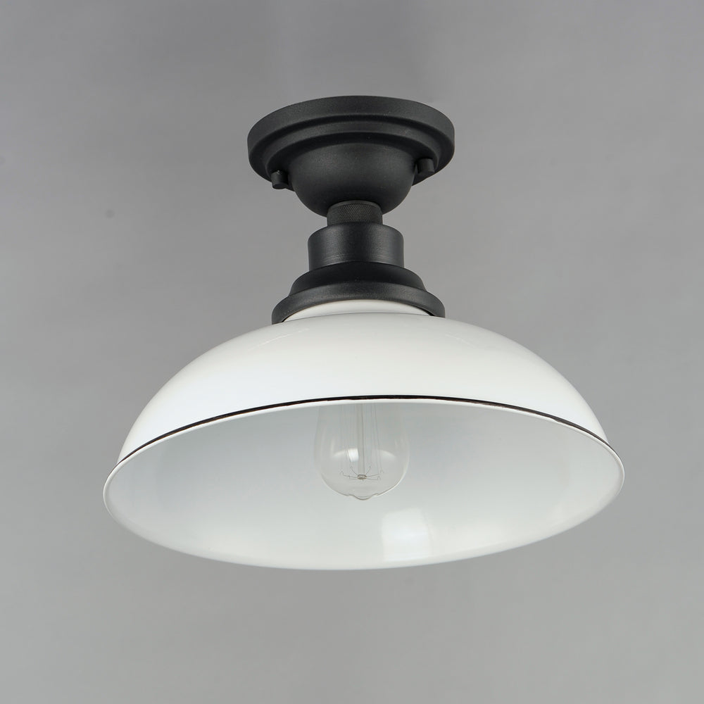 Maxim Lighting GRANVILLE 35110WTBK Flush Mount Nautical - Black