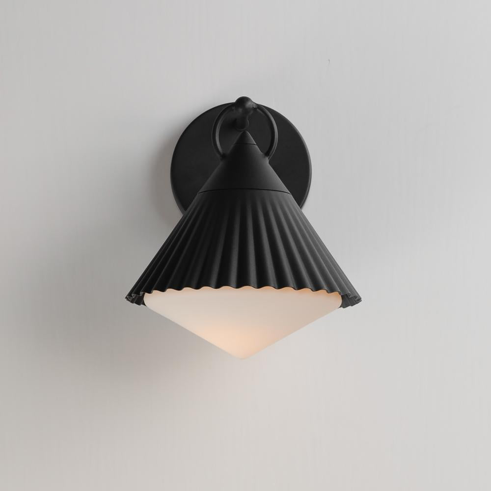 Maxim Lighting ODETTE 35132WTBK Sconce - Black