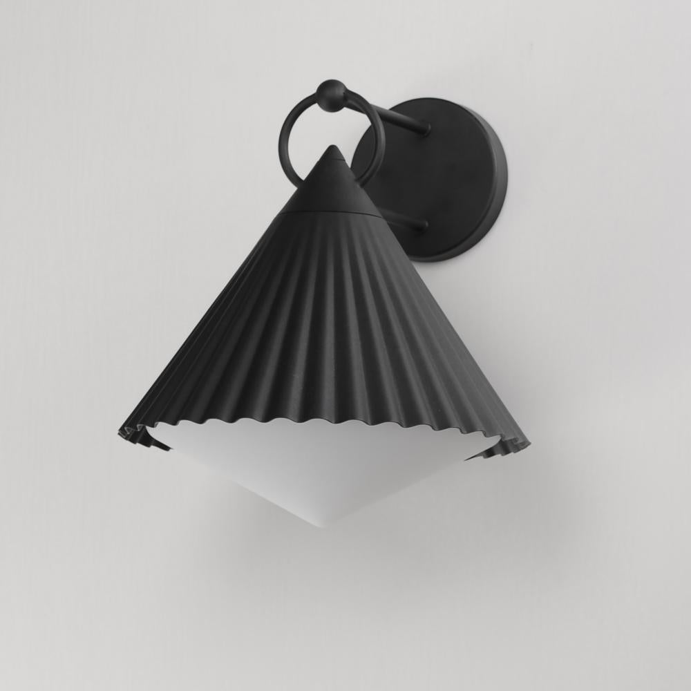 Maxim Lighting ODETTE 35136WTBK Sconce - Black