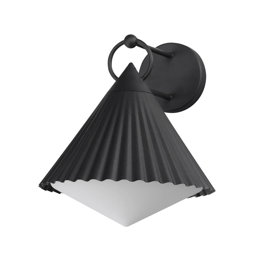12 Inch Outdoor Wall Sconce – Black