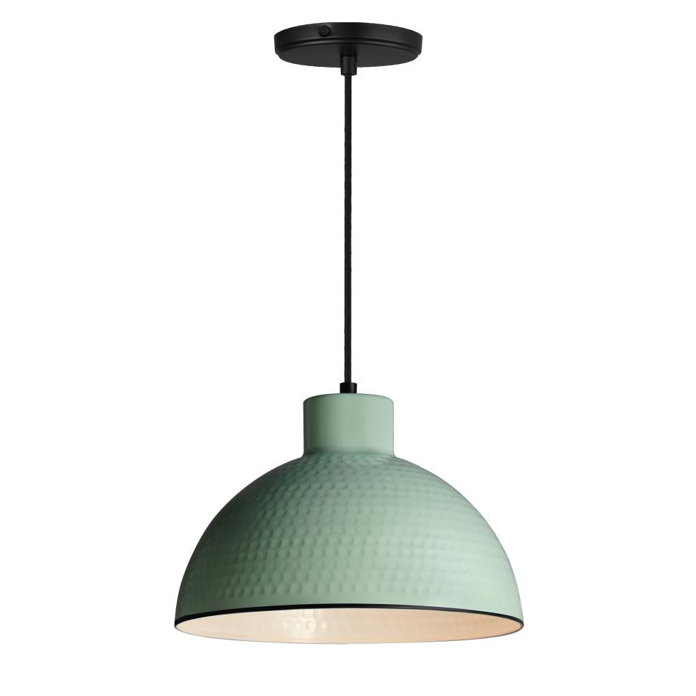 Rockport 12 Inch Semi Flush Mount Light – Sage Green