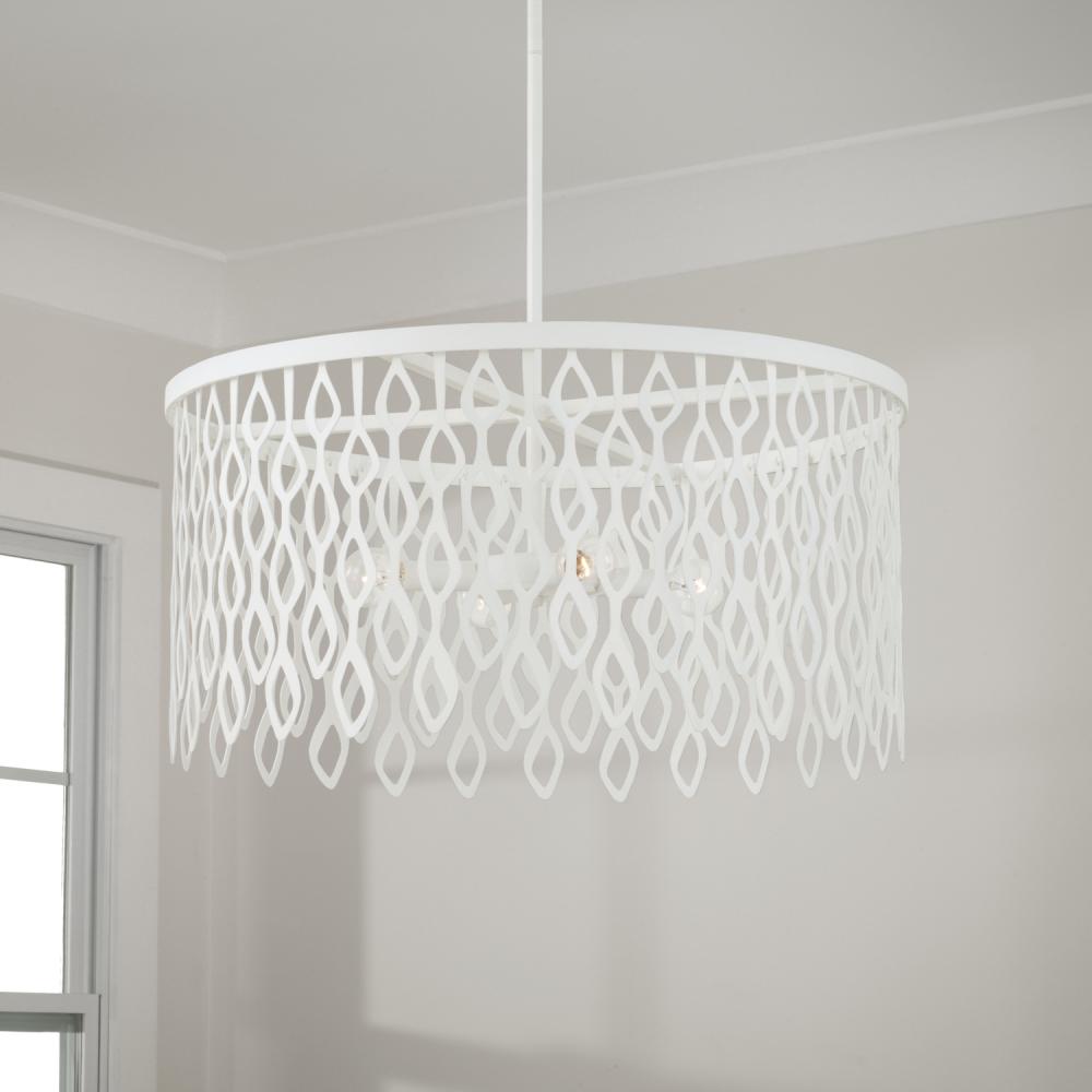 Capital Lighting PHEOBE 352941WE Pendant Modern - Matte White