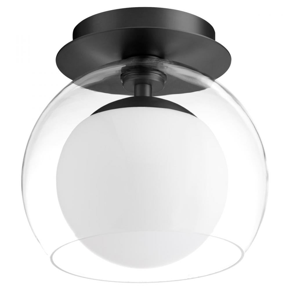 Quorum Lighting 3626-9-59 Flush Mount Mid Century Modern - Matte Black