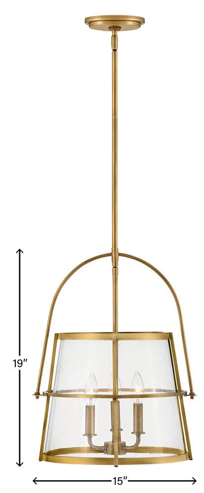 Hinkley Lighting TOURNON 38113HB-HB Pendant Mid Century Modern - Heritage Brass