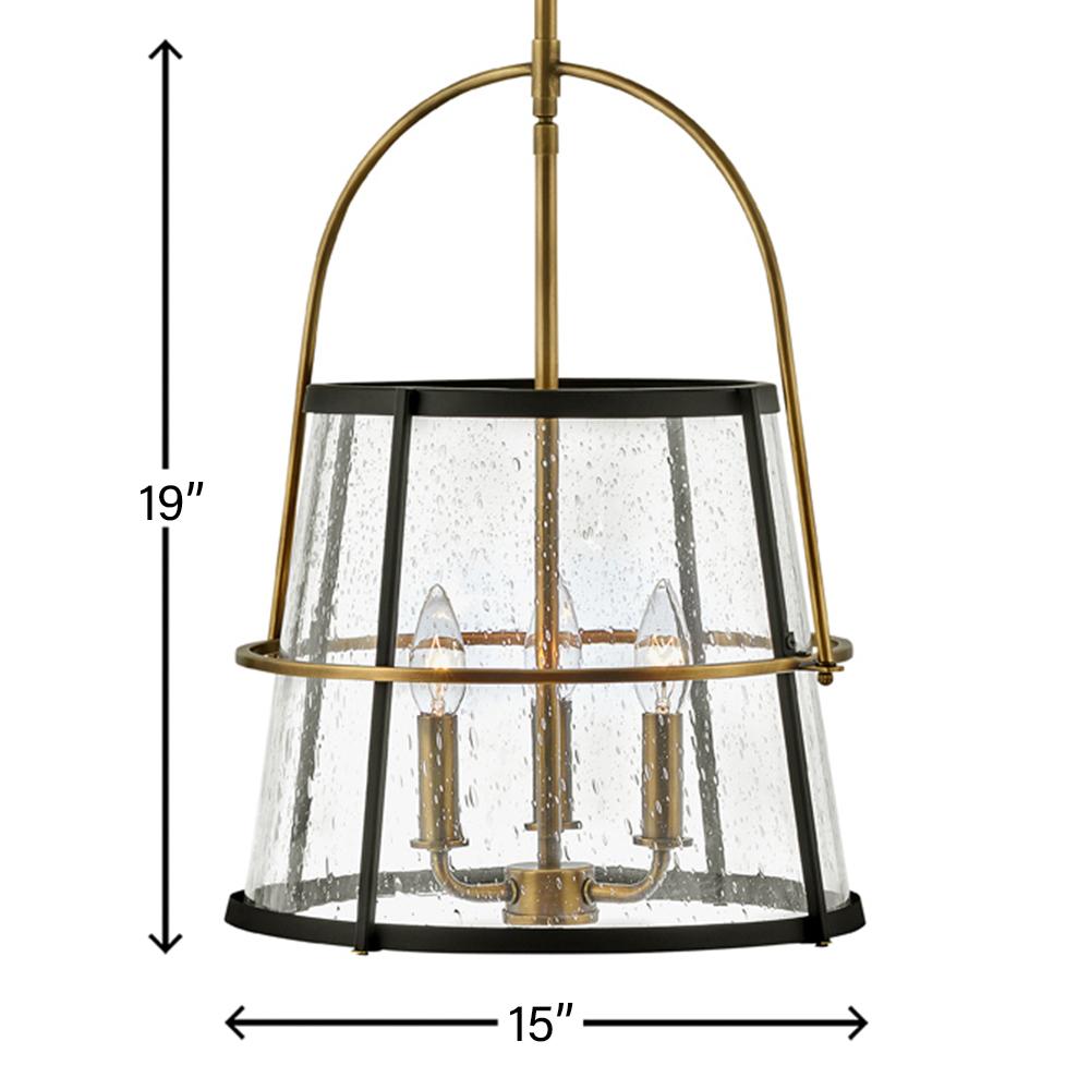 Hinkley Lighting TOURNON 38113HB Pendant Mid Century Modern - Heritage Brass