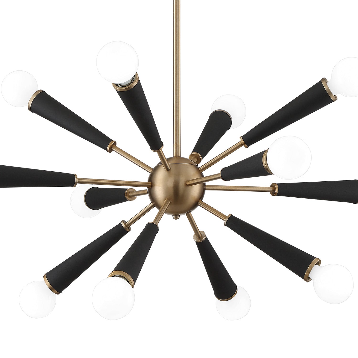 Crystorama Zodiac 3812-AG – 34 Inch – 12 Light – Chandelier – Aged Brass – Damp Rated