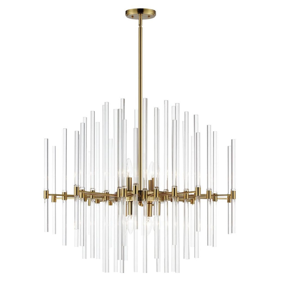 Maxim Lighting 38406CLHR Divine 28.5 Inch 8 Light Pendant – Heritage