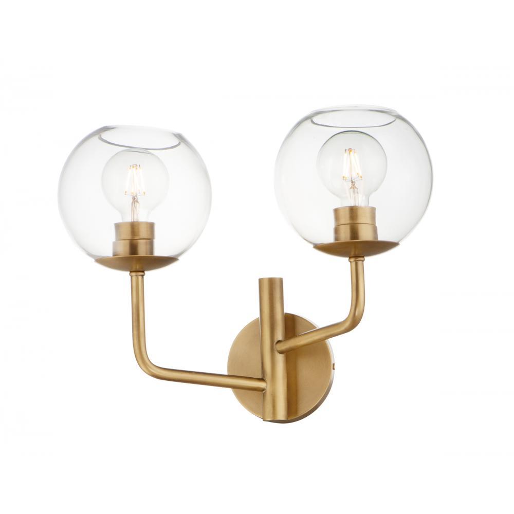 Branch 17.5 Inch Bathroom Vanity - Natural Aged Brass