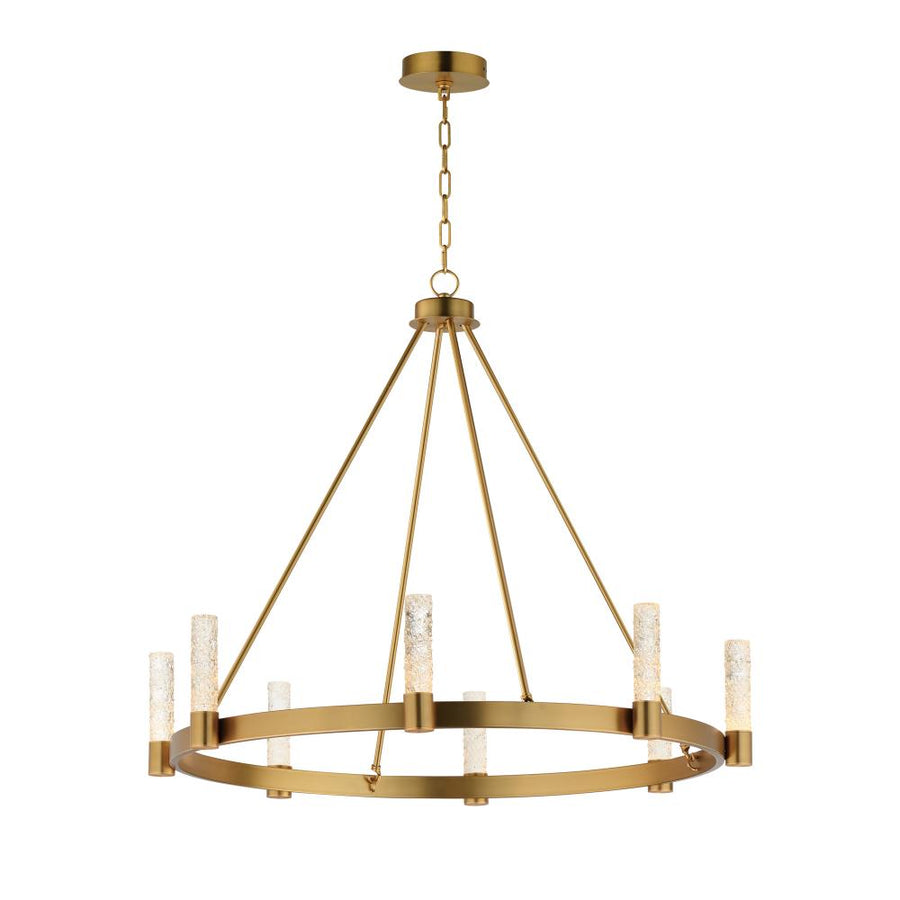 Duchess 36 Inch Chandelier – Natural Aged Brass