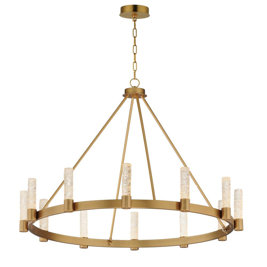Duchess 44 Inch Chandelier – Natural Aged Brass