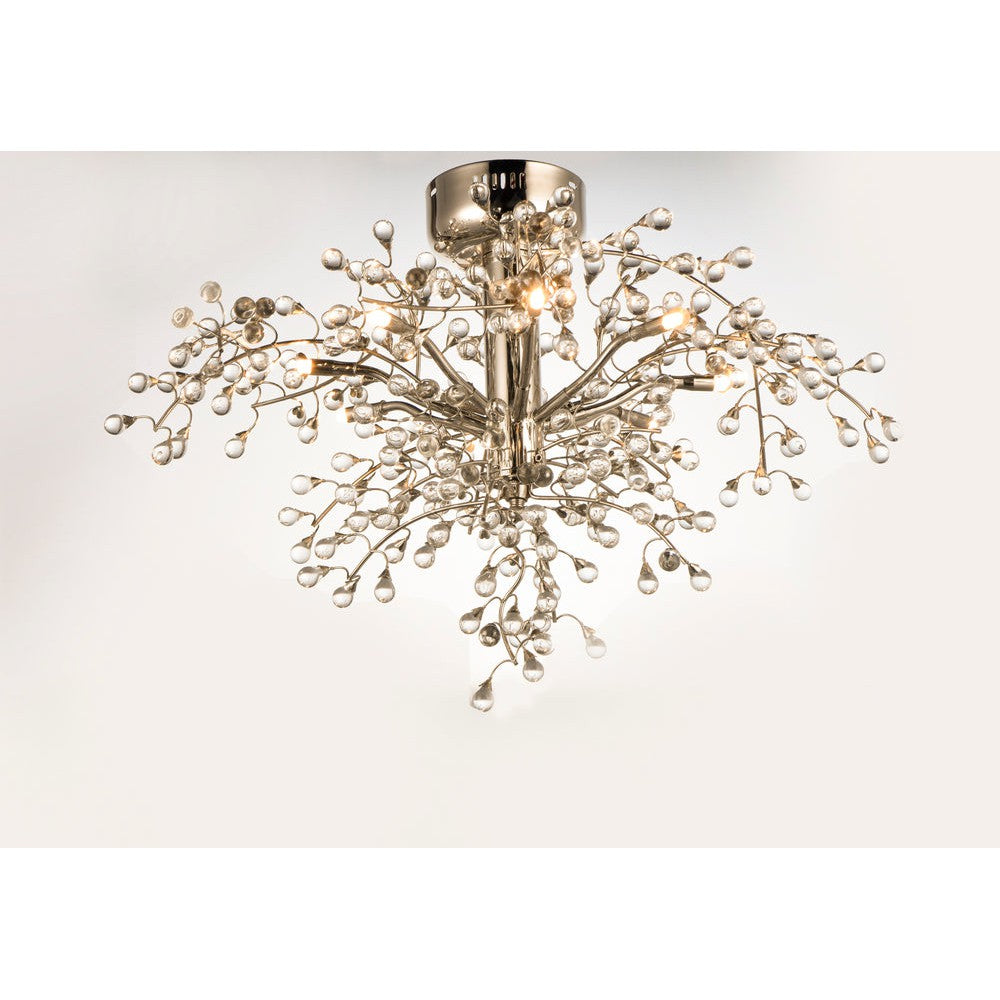 Maxim Lighting CLUSTER 38502CLPN Semi Flush Mt Contemporary - Nickel