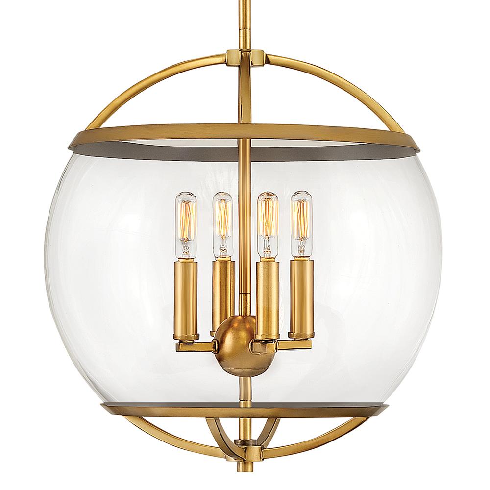 Hinkley Lighting CALVIN 3934HB Pendant Mid Century Modern - Heritage Brass