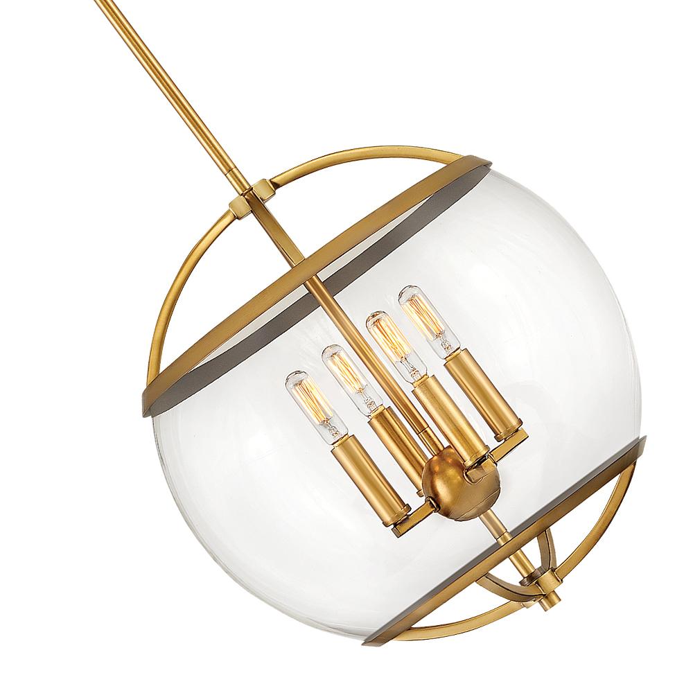 Hinkley Lighting CALVIN 3934HB Pendant Mid Century Modern - Heritage Brass