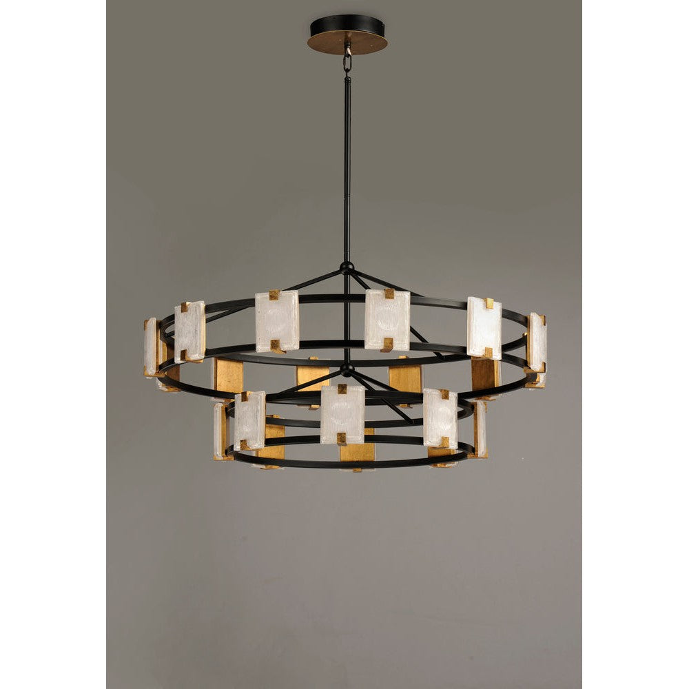 Maxim Lighting RADIANT 39538CYBKGL Chandelier Contemporary - Black