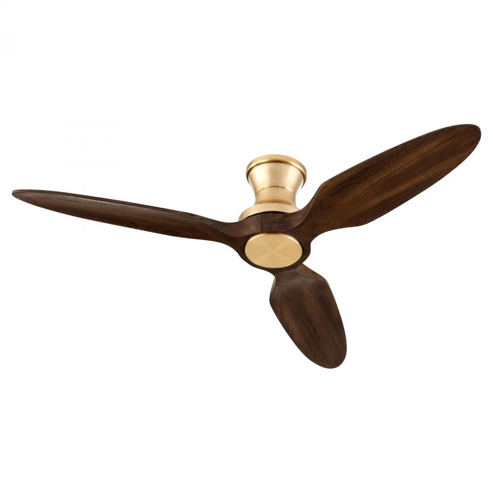 Quorum Lighting RAYMOND 39563-80 Fan - Aged Brass