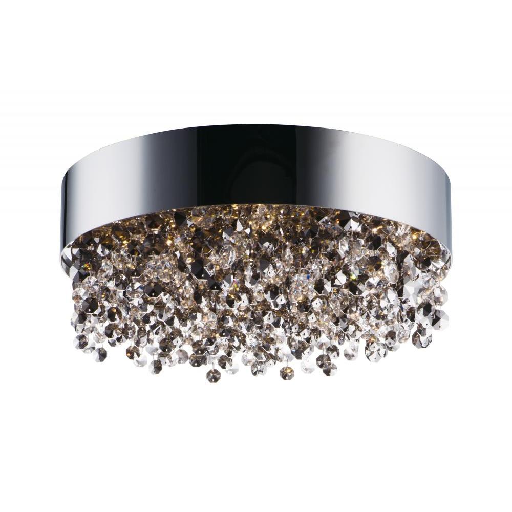 Mystic 16 Inch Flush Mount Light – Polished Chrome