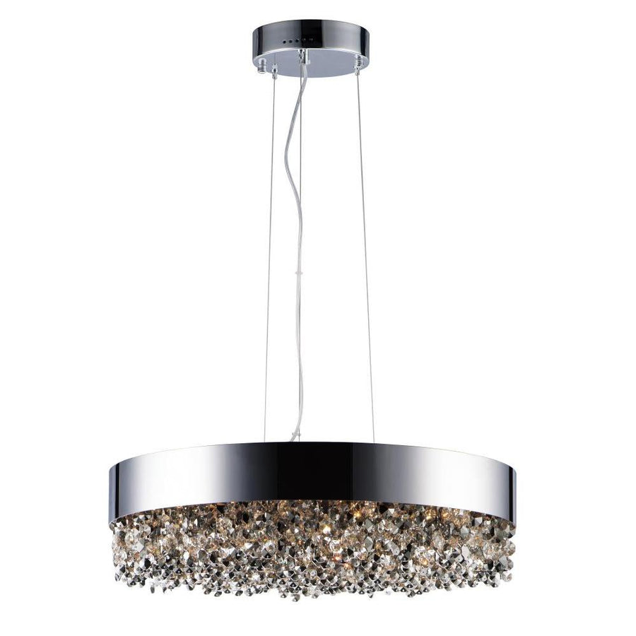 Maxim Lighting 39655MSKPC Mystic 24 Inch Semi Flush Mount Light – Polished Chrome