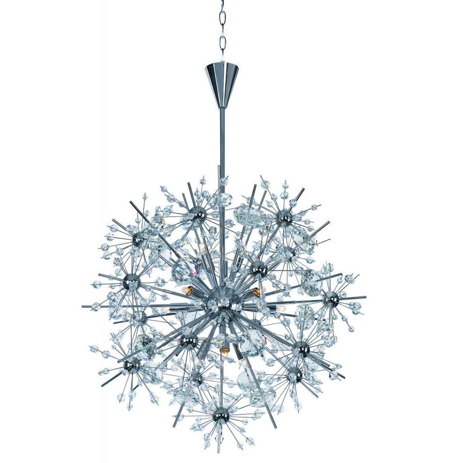 Starfire 22 Inch Semi Flush Mount Light – Polished Chrome