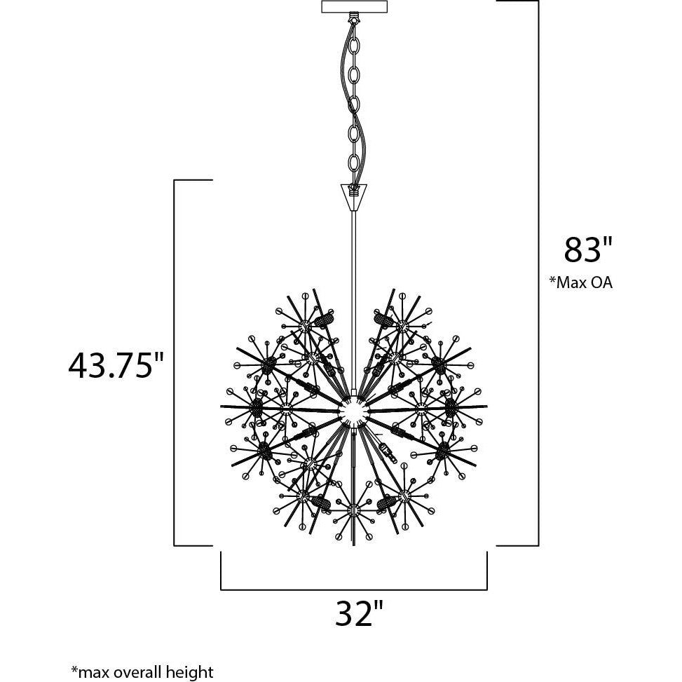 Maxim Lighting STARFIRE 39746BCPC Pendant Contemporary - Chrome