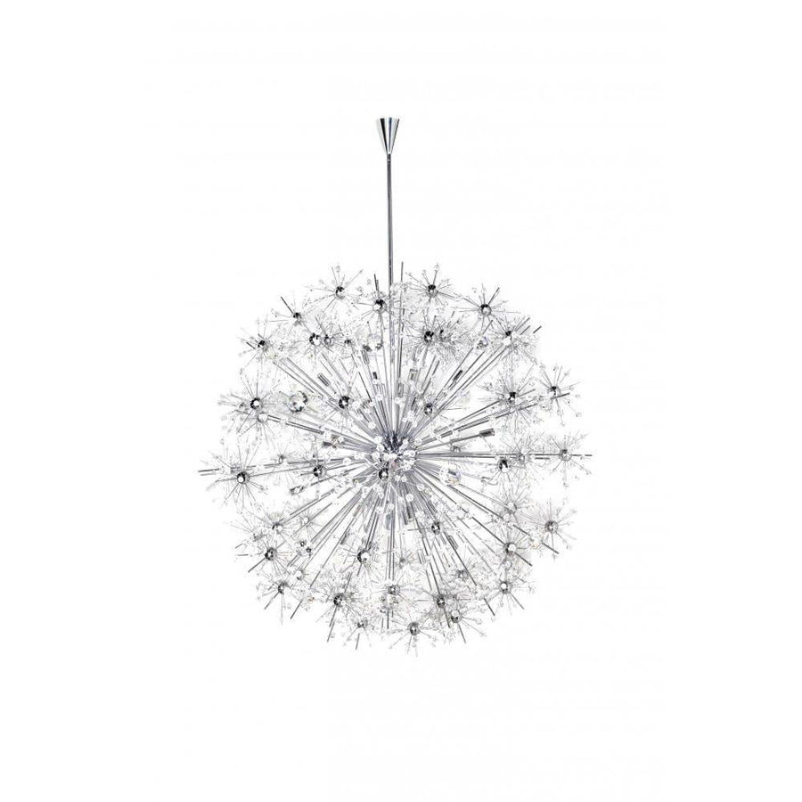 Starfire 44 Inch Semi Flush Mount Light – Polished Chrome