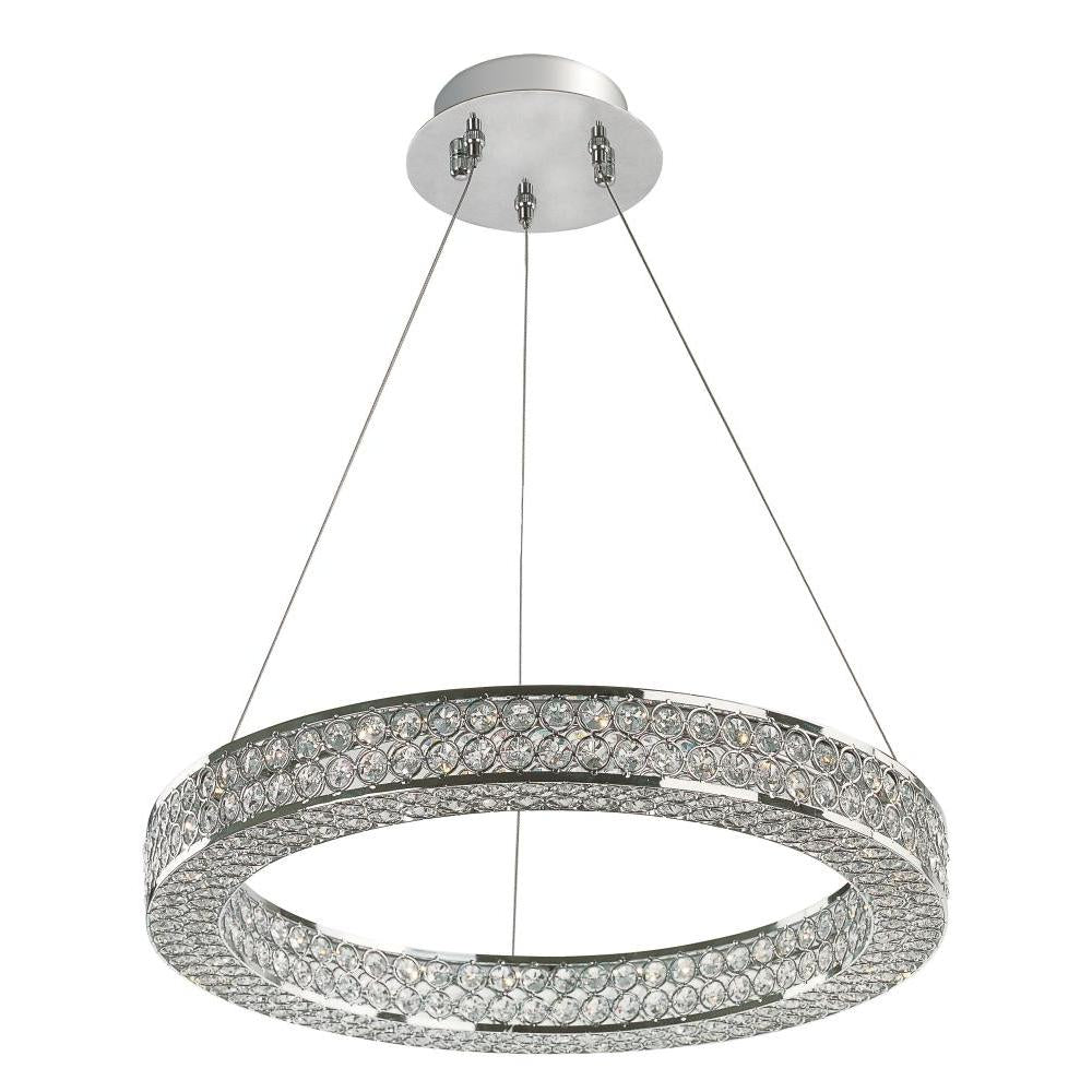 Foyer 20 Inch Chandelier – Polished Chrome