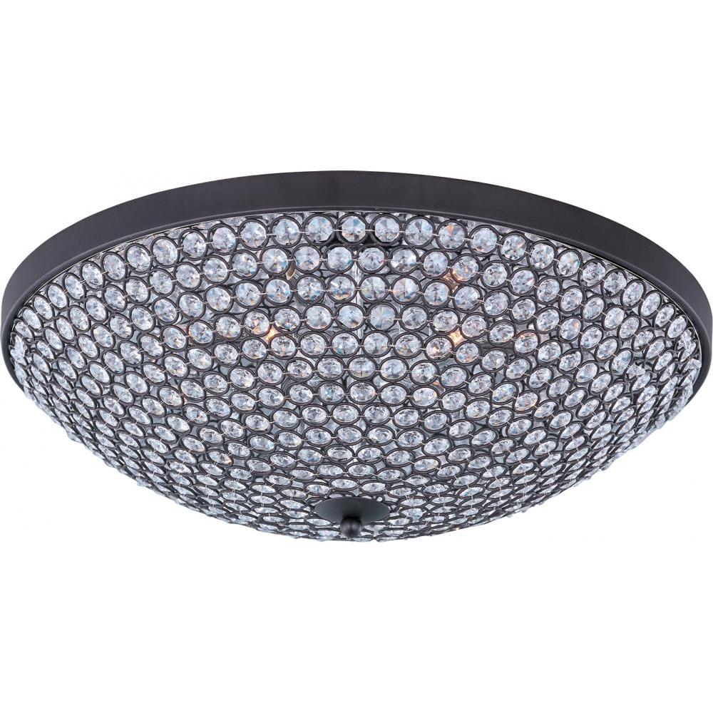 Glimmer 19 Inch Flush Mount Light – Bronze