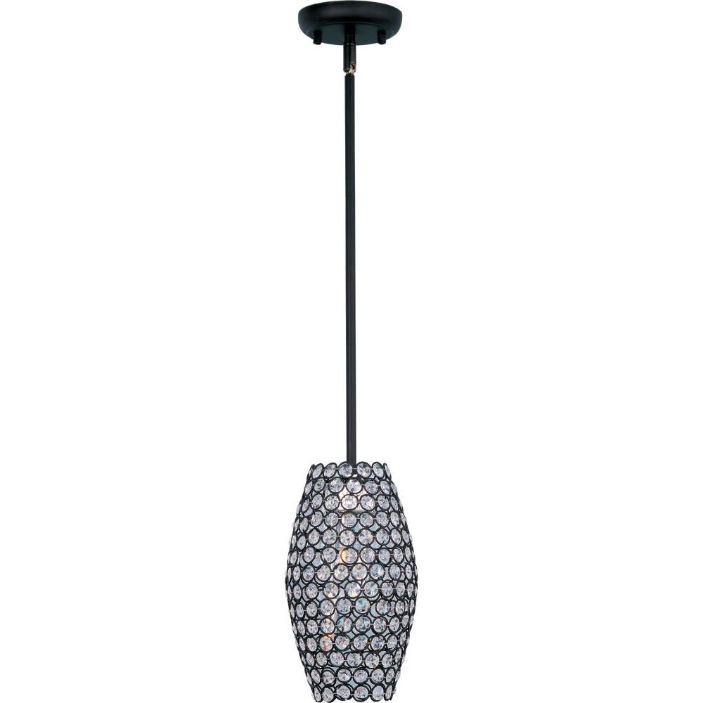 Glimmer 6 Inch Semi Flush Mount Light – Bronze