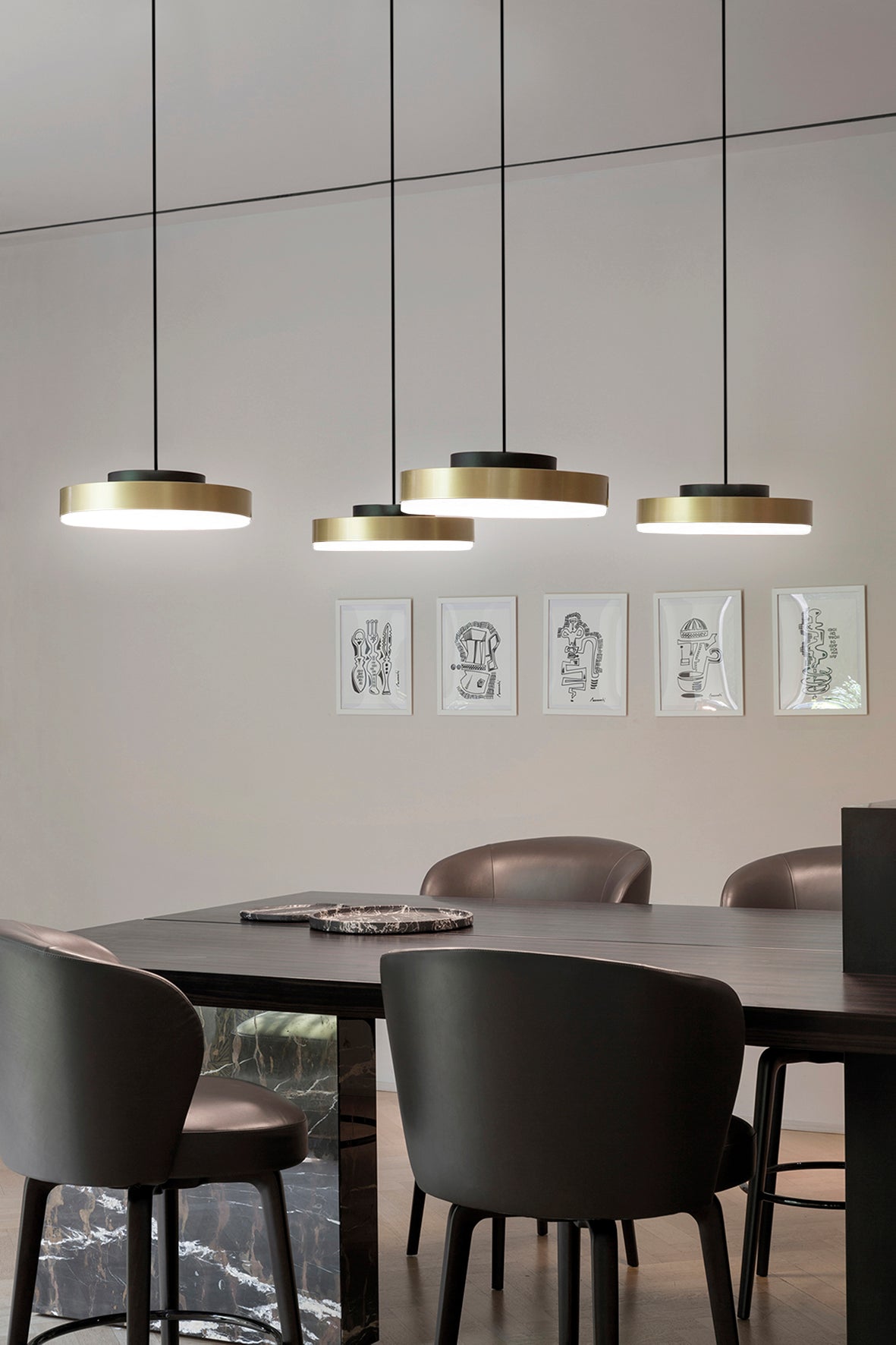 Discus 8.1 Inch Pendant | Contardi Lighting