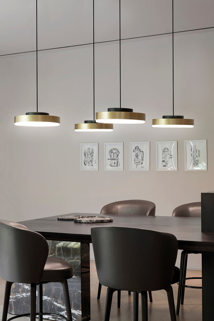 Discus 8.1 Inch Pendant | Contardi Lighting