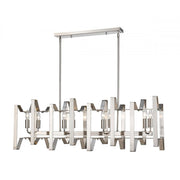 8 Light Linear Chandelier
